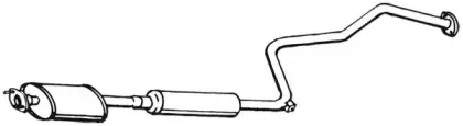 16577 WALKER Средний глушитель выхлопных газов