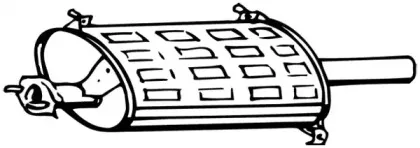 16670 WALKER Глушитель выхлопных газов конечный