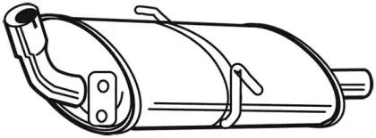 16836 WALKER Глушитель выхлопных газов конечный