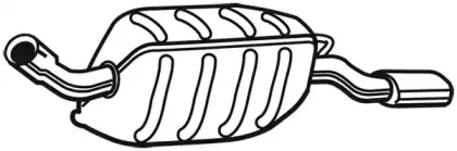 17331 WALKER Глушитель выхлопных газов конечный