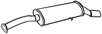 17433 WALKER Глушитель выхлопных газов конечный