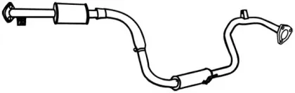 18679 WALKER Средний глушитель выхлопных газов