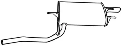 19207 WALKER Глушитель выхлопных газов конечный