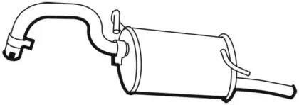 19716 WALKER Глушитель выхлопных газов конечный