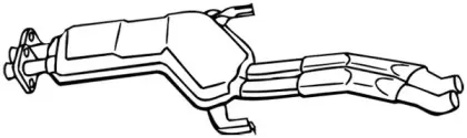 19748 WALKER Средний глушитель выхлопных газов