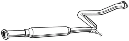 21230 WALKER Средний глушитель выхлопных газов