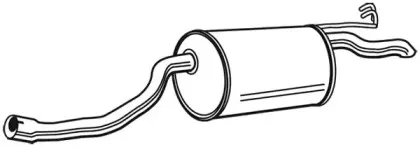21398 WALKER Глушитель выхлопных газов конечный