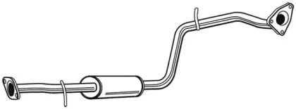 21437 WALKER Средний глушитель выхлопных газов