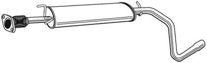 21498 WALKER Средний глушитель выхлопных газов