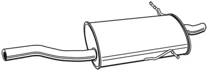 72301 WALKER Глушитель выхлопных газов конечный