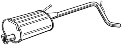 22008 WALKER Глушитель выхлопных газов конечный