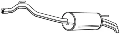 22204 WALKER Глушитель выхлопных газов конечный