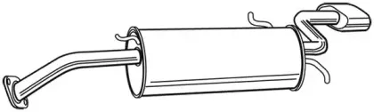 22260 WALKER Глушитель выхлопных газов конечный
