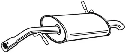 22309 WALKER Глушитель выхлопных газов конечный