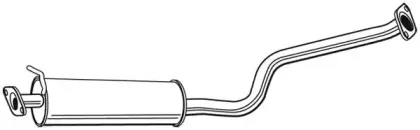 22388 WALKER Средний глушитель выхлопных газов