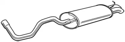 22430 WALKER Глушитель выхлопных газов конечный