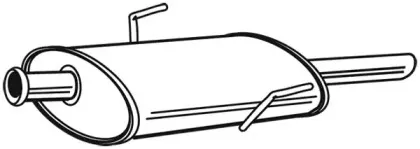 22479 WALKER Средний глушитель выхлопных газов