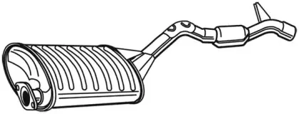 22495 WALKER Глушитель выхлопных газов конечный