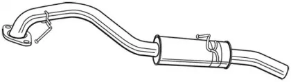 22589 WALKER Глушитель выхлопных газов конечный