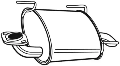 22609 WALKER Глушитель выхлопных газов конечный