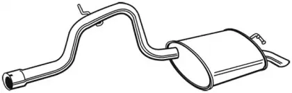 22616 WALKER Глушитель выхлопных газов конечный