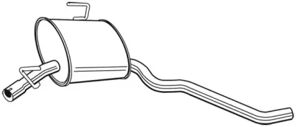 22617 WALKER Средний глушитель выхлопных газов