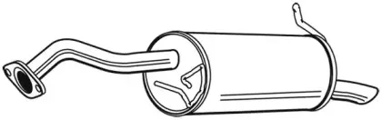 22628 WALKER Глушитель выхлопных газов конечный