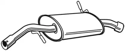 22635 WALKER Глушитель выхлопных газов конечный