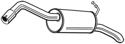 22657 WALKER Глушитель выхлопных газов конечный