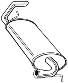 22664 WALKER Глушитель выхлопных газов конечный