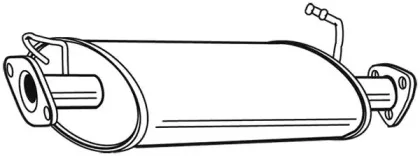 22671 WALKER Средний глушитель выхлопных газов