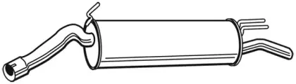 22700 WALKER Глушитель выхлопных газов конечный