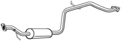 22735 WALKER Средний глушитель выхлопных газов