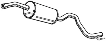 22771 WALKER Средний глушитель выхлопных газов