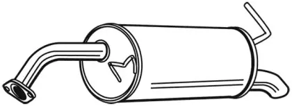 22827 WALKER Глушитель выхлопных газов конечный