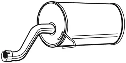 22861 WALKER Глушитель выхлопных газов конечный