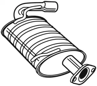 22914 WALKER Глушитель выхлопных газов конечный