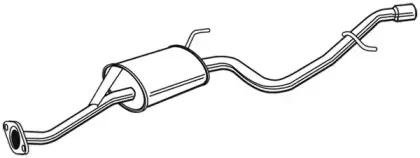 22919 WALKER Глушитель выхлопных газов конечный