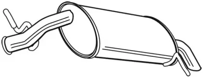 23017 WALKER Глушитель выхлопных газов конечный