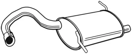 23025 WALKER Глушитель выхлопных газов конечный
