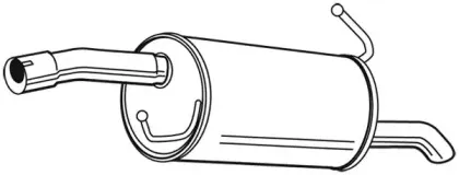 23071 WALKER Глушитель выхлопных газов конечный