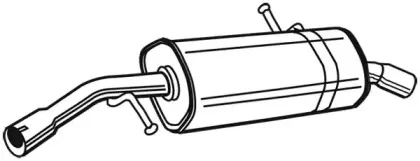 23094 WALKER Глушитель выхлопных газов конечный
