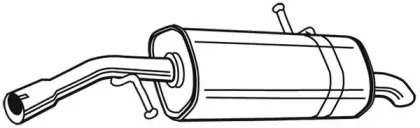 23125 WALKER Глушитель выхлопных газов конечный
