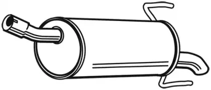 23143 WALKER Глушитель выхлопных газов конечный