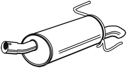 23154 WALKER Глушитель выхлопных газов конечный