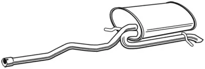 23205 WALKER Глушитель выхлопных газов конечный