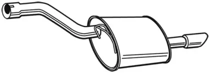 23300 WALKER Глушитель выхлопных газов конечный