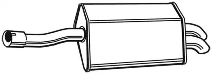 23340 WALKER Глушитель выхлопных газов конечный