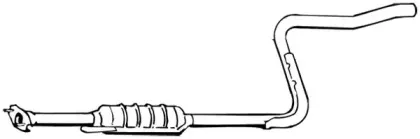 23376 WALKER Средний глушитель выхлопных газов
