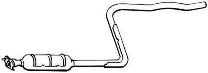 23377 WALKER Средний глушитель выхлопных газов